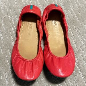 Tieks Poppy Red Ballet Flats